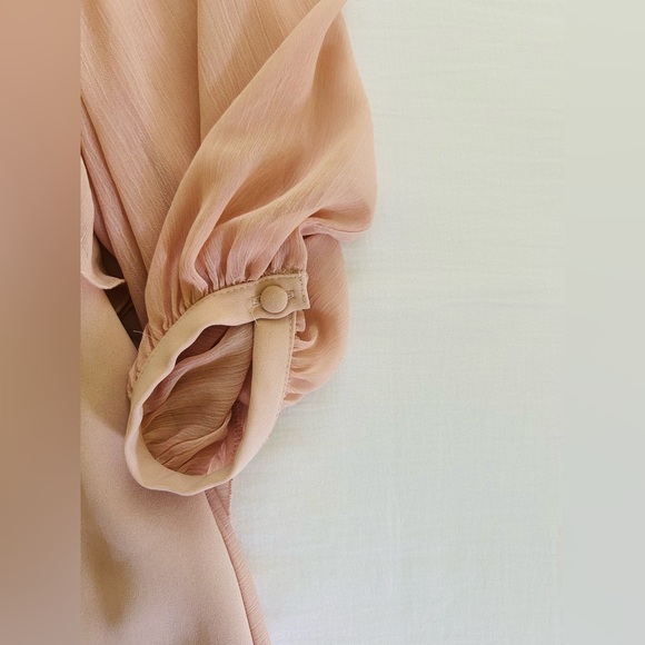 Zara Cherry Blossom Pink Ruffle Dress - Picture 3 of 4